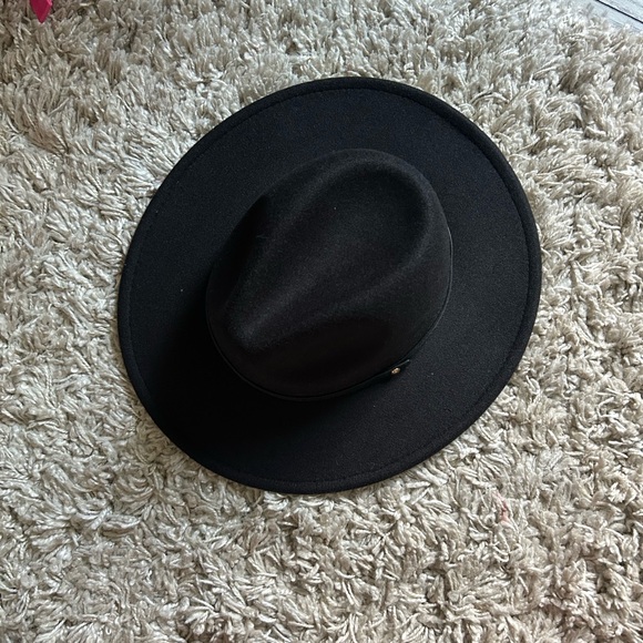 Nashville Stylish Black Wide-Brim Hat great condition - Picture 1 of 4